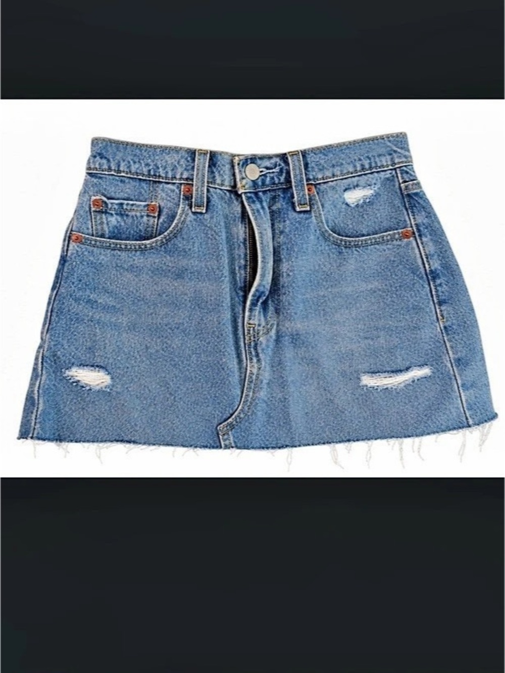Levi's Icon Skirt Women's Denim Mini Skirt Blue
